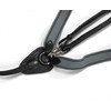 Collier de chasse elastique avec boucles chrome FS noir - noir