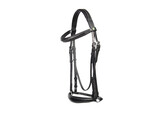 Bridle  New Pro  drop noseband - ss buckles - web reins - - ss buckles CS black