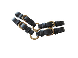 Pelham straps with ring / pair