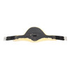 Stud guard girth leather/sheepskin black