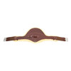 Stud guard girth leather/sheepskin light brown