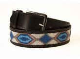 Ceinture Pearl Galaxy Blue - 95cm noisette